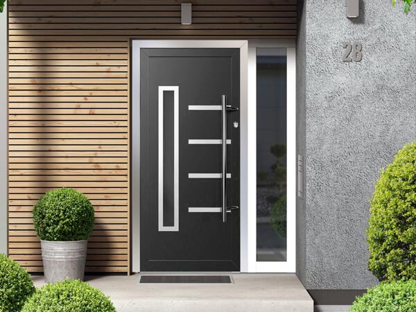 Aluminium Black Door