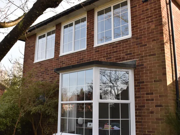 Aluminium Casement Windows in Hipca White