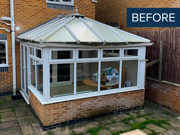 Before Edwardian Conservatory Upgrade