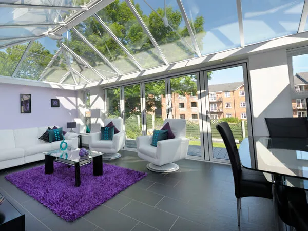 Modern Glass Roof Conservatory