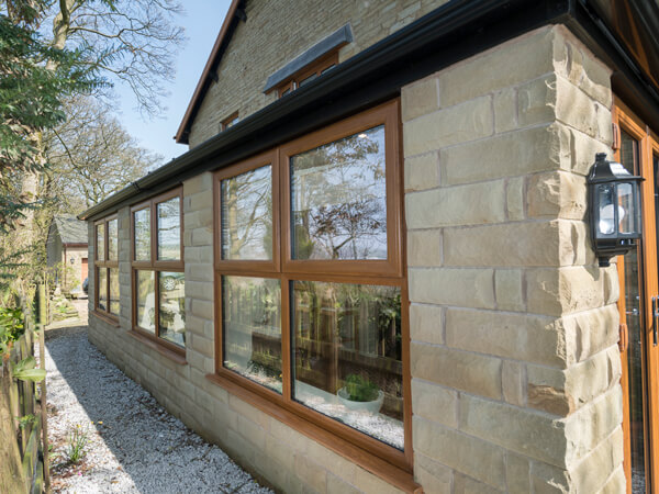 Tiled Roof Orangery Extension External Detail