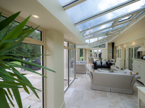 Cream Aluminium Conservatory