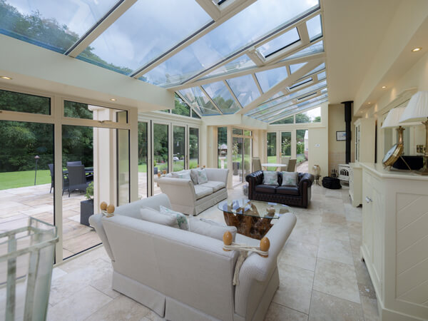 Cream Aluminium Conservatory