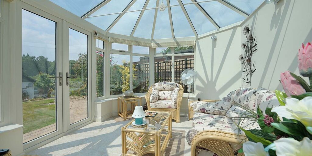 Summer House Internal Image With Garden View