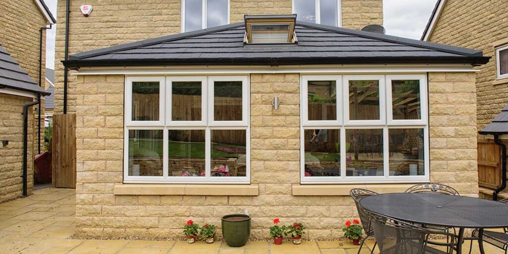 Tiled Roof Orangery With Roof Window
